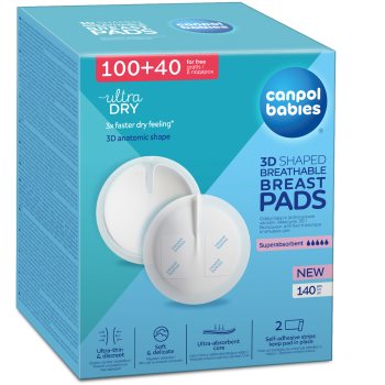 Canpol babies Breast Pads Standard 100+ 40 Ks inserții de unică folosință pentru sutien - imagine 2